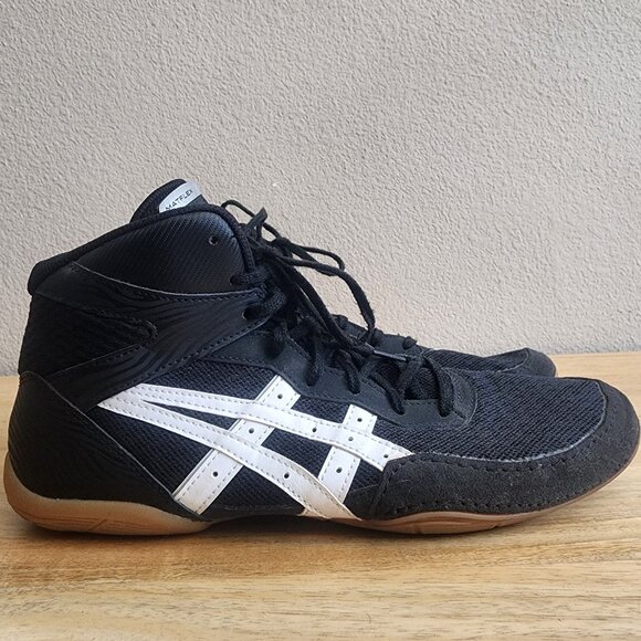 Asics | Shoes | Asics Matflex Wrestling Shoes Mens 95 Black 